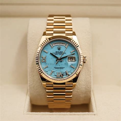 vintage turquoise rolex|rolex day date 36 turquoise.